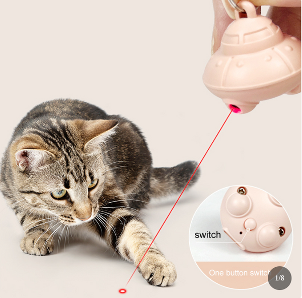 Cat Laser Toy Pointer Cat Collar Automatic Interactive Cat Toy