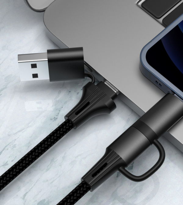 60W Multi-head Multifunctional Charging Cable